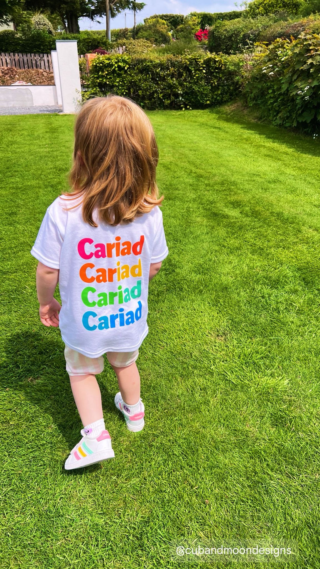 ‘Cariad’ White Tshirt