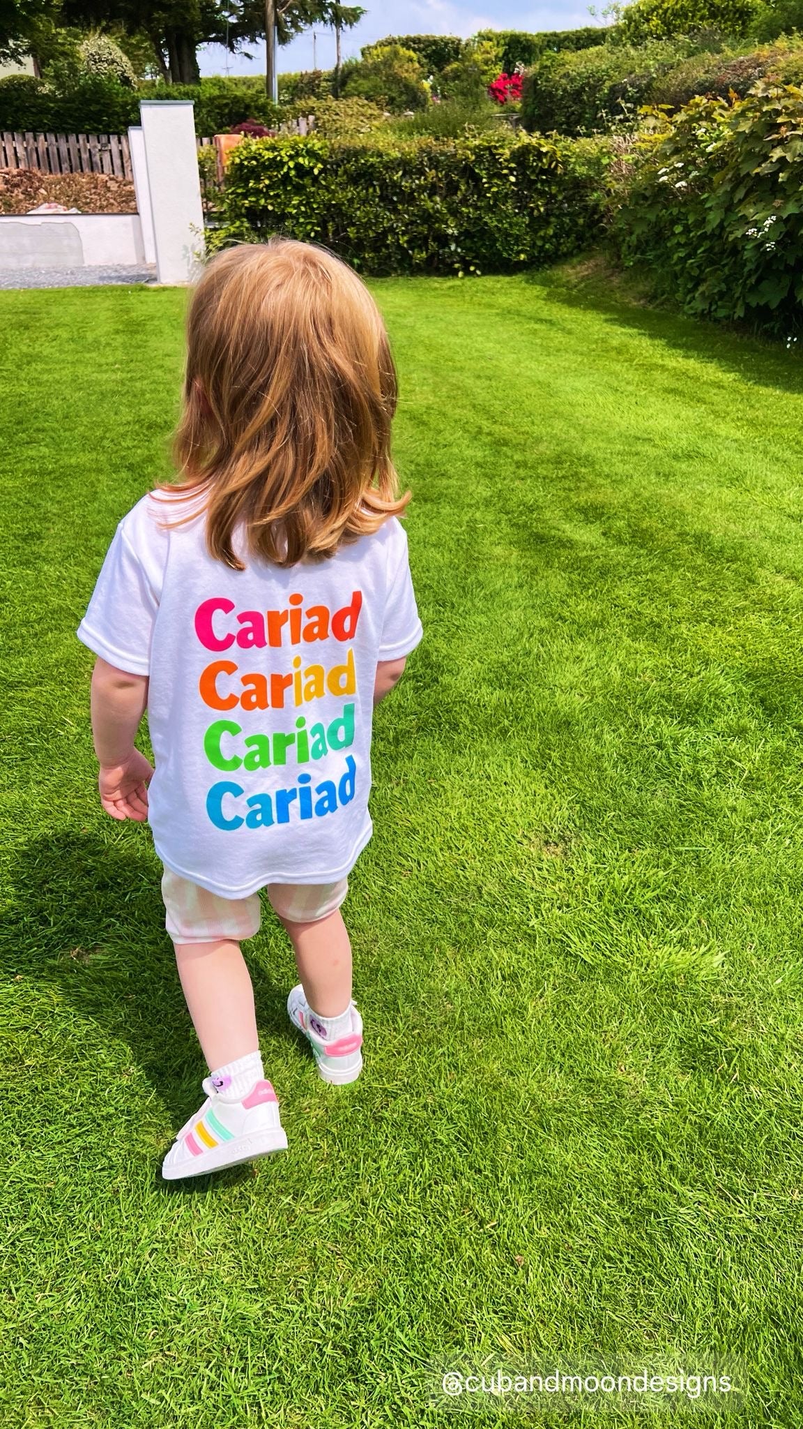 ‘Cariad’ White Tshirt